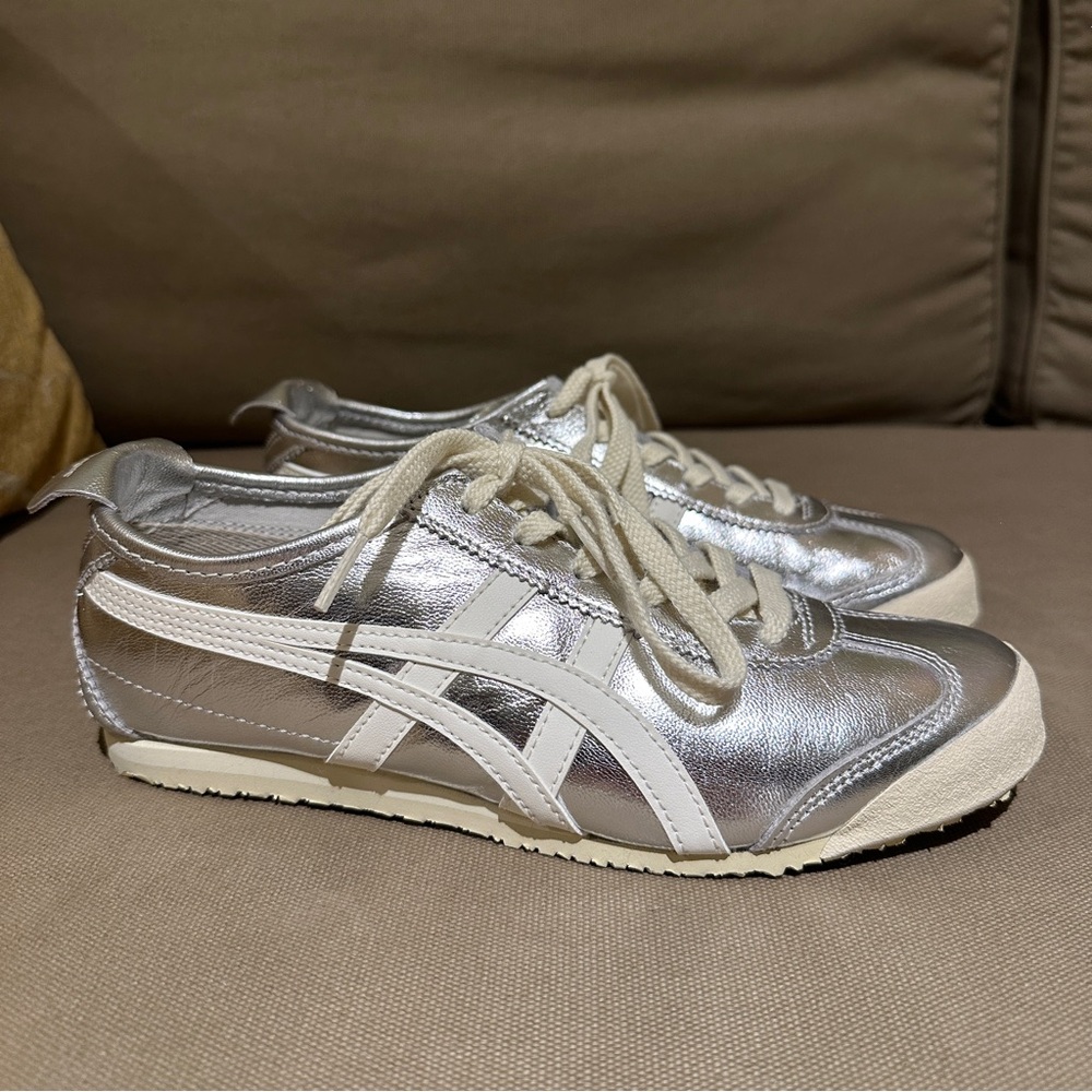 Onitsuka Tiger Mexico 66 Sneakers Pure Silver/Cream Size EU 38